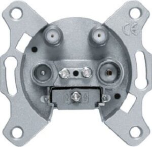 Berker Antennen-Steckdose 4Loch Einzeldose 459410 – Bild 1