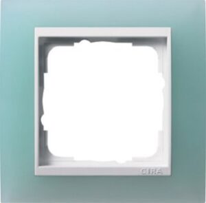 Gira Abdeckrahmen 1-fach Event opak mint Einsatz reinweiss 0211395 – Bild 1