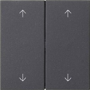 Gira Wippe 2-fach Pfeile System 55 Anthrazit 538728 – Bild 1