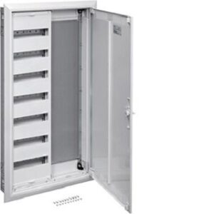 Hager Feldverteiler UP,84 Energ.+Multim,I P30,SKII,Nischenmaße(HxBxT):1100x55 FW72ENW1B – Bild 1