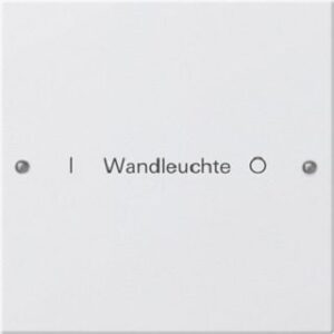 Gira Wippenset 1-fach beschriftbar System 55 reinweiss matt 220127 – Bild 1