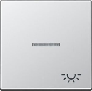 Jung Wippe Kontroll A500 Symbol Licht mit Linse alu A590KO5LAL – Bild 1