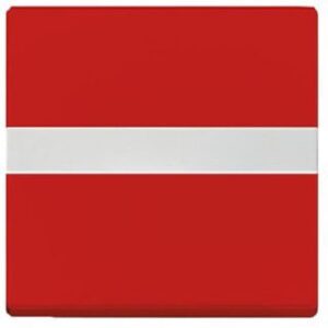 Busch-Jaeger Wippe, rot RAL 3020, future linear, Abdeckungen für Schalter/Taster 1764NLI-12-82-101 – Bild 1