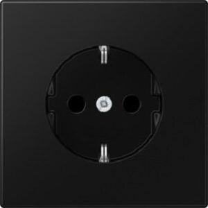 Jung SCHUKO Steckdose, 16 A 250 V ~, Ser ie LS, graphitschwarz matt LS1521SWM – Bild 1