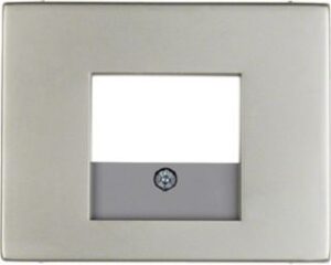 Berker Zentralstück Edelstahl für TAE-Anschlussdose 10357004 – Bild 1