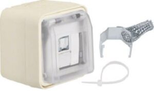 Berker Datenanschlussgehäuse polarweiß 14093502 – Bild 1