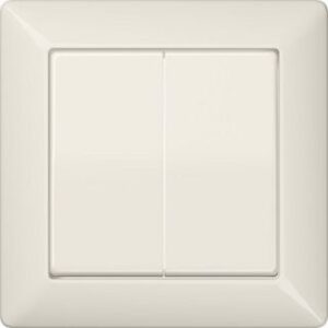 Jung Abdeckung Serienschalter AS 500/A plus weiss AS590-5 – Bild 1