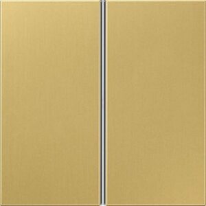 Jung Tastensatz komplett 2-fach Serie LS Messing classic ME2402TSAC – Bild 1