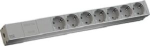 Bachmann Steckdosenleiste 7-fach Schuko mit Netz- u. Frequenzfilter 333.406 – Bild 1