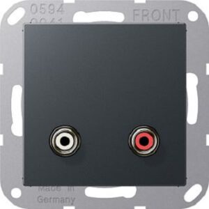 Jung Multimediaanschluss-system anthrazit MAA1021ANM – Bild 1