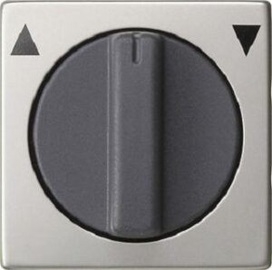 Gira Abdeckung Knebel Jaousie System 55 Edelstahl 0666600 – Bild 1