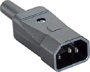 Bachmann Kaltgerätestecker schwarz 65°C 915.171 – Bild 1