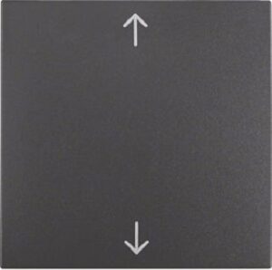 Berker Wippe anthrazit matt mit Symbol Pfeile 16201616 – Bild 1