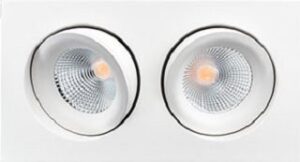 SG Leuchten JUNISTAR LUX SQUARE 2X weiß 2x7W LE D 4000K 902592 – Bild 1