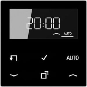Jung Timer Standard mit Display,  Serie AS/A, schwarz A1750DSW – Bild 1