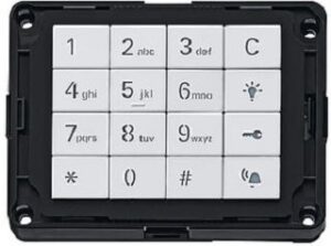 Busch-Jaeger Tastatur-Modul Zutrittskontrollmodul studioweiß matt 83171-664-101 – Bild 1