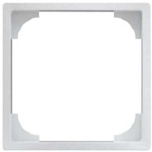 Busch-Jaeger Zwischenring, alusilber,  future linear, Abdeckungen für Datenkomm 1747BSI-83 – Bild 1