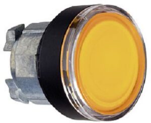 Schneider Electric Frontelement Drucktaster D 22mm, gelb ZB4BW3537 – Bild 1