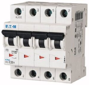 Eaton (Moeller) Leitungsschutzschalter C 32A, 4p FAZ-C32/4 – Bild 1