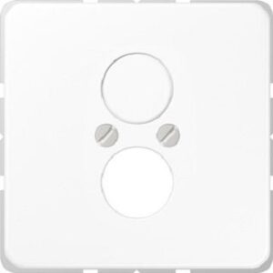 Jung Abdeckung für 2 Klein-Steckdose CD500 alpinweiss CD562WW – Bild 1
