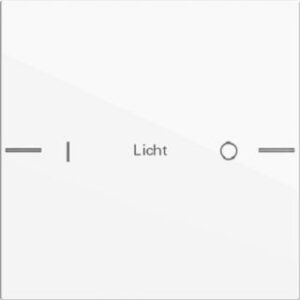 Gira Wippenset 1fach individuell für Tastsensor4 System 55 Reinweiß 576103 – Bild 1