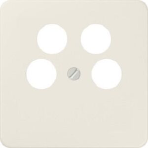 Jung Abdeckung 4-Loch SAT-TV-Std. ST550 Ankaro weiss 561-4SAT2 – Bild 1