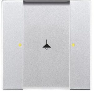 Busch-Jaeger Bedienelement 1/2-fach programmierbar mit Beschriftungsfeld 6125/02-83 – Bild 1