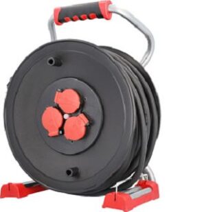 Bachmann Profi-Kabeltrommel 3xCEE7/3 H07RN-F 3G2,5mm² 40,0m CEE7/7 399.192 – Bild 1