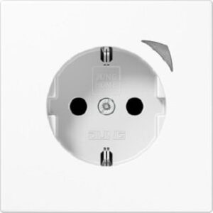 Jung HOME SCHUKO Steckdose Serie LS SAFETY+ Alpinweiß BTLS1521SWW – Bild 1