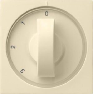 Gira Abdeckung mit Knebel 3-Stufensch. System 55 cremeweiss glänzend 066901 – Bild 1