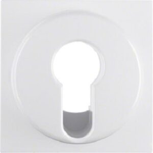 Berker Zentralstück polarweiß glänzend für Schlüs.-Schal.-Ta. 15078989 – Bild 1