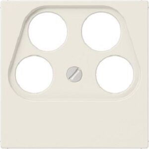 Jung Abdeckung 4-Loch Sat-TV Ankaro weiss A561-4SAT2 – Bild 1