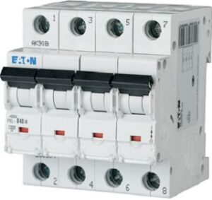 Eaton (Installation) Leitungsschutzschalter 40A, 4p,Steckkl. C PXL-C40/4 – Bild 1