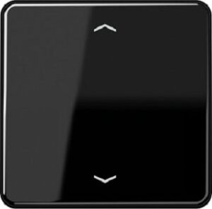 Jung Wippe, Symbol Pfeil für KNX Taster, Serie CD, schwarz CD101PSW – Bild 1