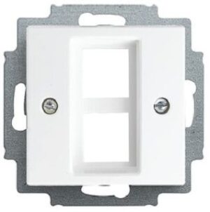 Busch-Jaeger Zentrascheibe WESTERN 2-fach Busch-balance SI alpinweiss 2561-02-914 – Bild 1