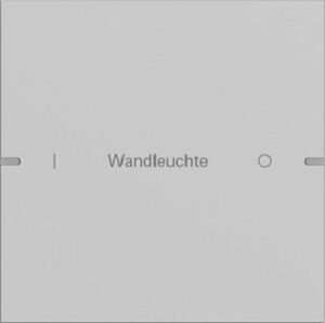 Gira Wippenset 1fach individuell für Tastsensor4 TS4 Grau matt lackiert 5031915 – Bild 1