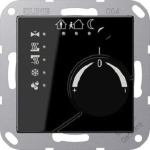 Jung KNX Stetigregler mit TasterSchnittstelle 4-fach schwarz A2178TSSW – Bild 1