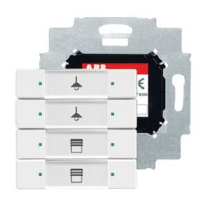 Busch-Jaeger Bedienelement 4-fach mit beiliegendem Busankoppler 6127/01-84-500 – Bild 1