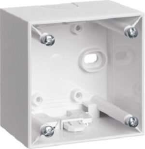 Berker Aufbau-Gehäuse polarweiß 1-fach 911512509 – Bild 1