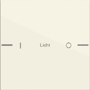 Gira Wippenset 1fach individuell für Tastsensor4 System 55 Cremeweiß 576101 – Bild 1