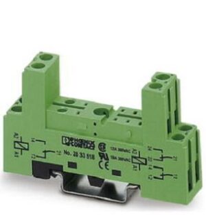 Phoenix Contact Relaissockel 1-2Wech. Schraubanschl. für REL-MR 2/2-Stock PR1-BSC2/2X21 – Bild 1