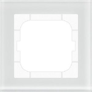 MDT Glasrahmen 1-fach für 63mm Programme Weiß BE-GTR163W.01 – Bild 1