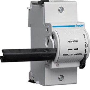 Hager Zubehör – 3-ph. Ersatzstrom Motorschaltantrieb XEMA200 – Bild 1