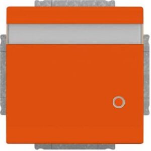 Busch-Jaeger SCHUKO Steckdose mit Deckel mit Beschriftung future linear orange 20EUKNBL-14-82 – Bild 1