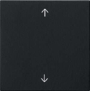 Gira Wippe 1-fach Pfeile System 55 Schwarz matt 5389005 – Bild 1