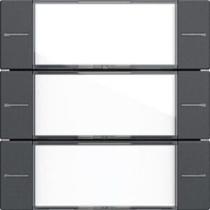 Gira Wippenset 3-fach BSF Tastensor 4 System 55 Klar/Anthrazit 577328 – Bild 1