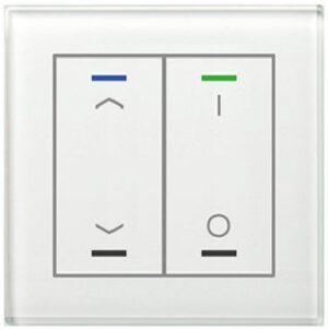 MDT Glastaster II 2-fach RGBW mit Temperatursensor weiß BE-GTL2TW.C1 – Bild 1