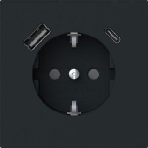 Busch-Jaeger SCHUKO®-/USB-A+C Steckdose Safety+ 20EUCB2USBAC-45M – Bild 1