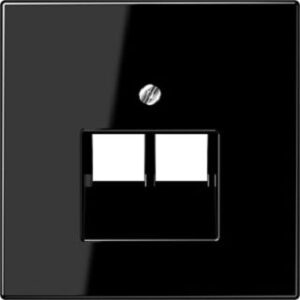 Jung Abdeckung fürIAE/UAE-ADo (LS990)2x8pol. schwarz LS969-2UASW – Bild 1