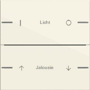 Gira Wippenset 2fach individuell für Tastsensor4 System 55 Cremeweiß 576201 – Bild 1